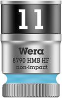 Wera 8790 HMB HF Zyklop Hand- en Machinedop, met 3/8"-aandrijving met vasthoudfunctie, 11.0 x 29.0 mm - 1 stuk(s) - 05003745001 - thumbnail