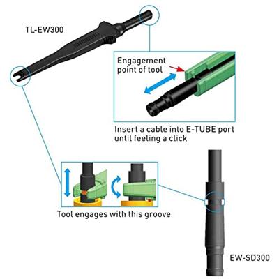 Shimano gereedschap "tl-ew300" tool shim. tl-ew300 plastic black