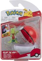 Pokemon Figure - Treecko + Poke Ball (Clip 'n' Go) - thumbnail