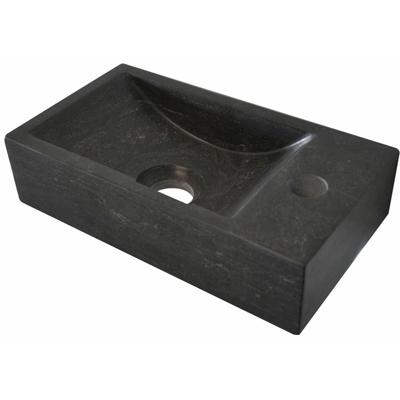 Wiesbaden Raw - Fontein - Rechts - 36x18x9cm - Hardsteen Gezoet