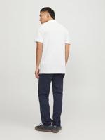 Jack & Jones Jjebasic Polo Ss Noos Poloshirts White Slim Fit - thumbnail