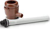 Regenton vulautomaat 50-60mm met bladvanger bruin