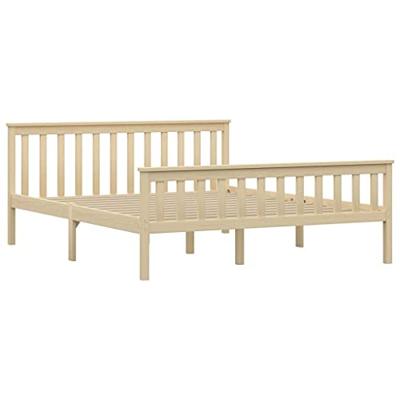 Bedframe massief grenenhout natuurlijk 160x200 cm