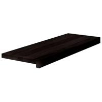 VidaXL Traptreden 2 st 70x30x2 cm massief eikenhout donkerbruin - thumbnail