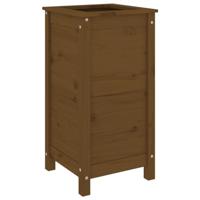 VidaXL Plantenbak 40x40x78 cm massief grenenhout honingbruin - thumbnail