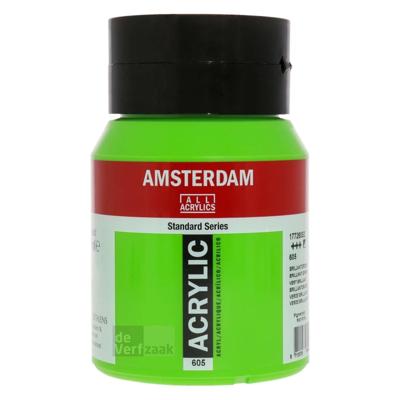 Royal Talens Amsterdam Acrylverf 500 ml - Briljantgroen 605