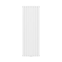 Radiator BWS Busso Verticaal Vierkant Dubbelzijdig 180x608 cm Wit - thumbnail