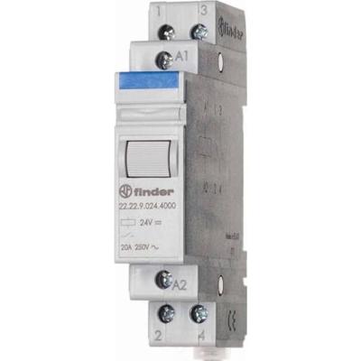 Finder 22.21.8.012.4000 Industrieel relais Nominale spanning: 12 V/AC Schakelstroom (max.): 20 A 1x NO 1 stuk(s)