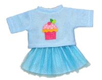 Heless poppenkleren voor een pop van 28 35 cm blauw - thumbnail