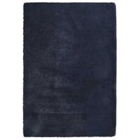Hoogpolig vloerkleed NAVARRA 200x290 cm polyester marineblauw - thumbnail