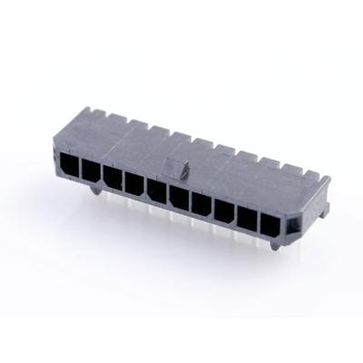 Molex 436501000 Male header, inbouw (standaard) Totaal aantal polen: 10 Rastermaat: 3 mm Inhoud: 1 stuk(s) Tray