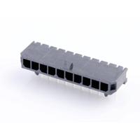 Molex 436501000 Male header, inbouw (standaard) Totaal aantal polen: 10 Rastermaat: 3 mm Inhoud: 1 stuk(s) Tray - thumbnail