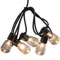 LED feestverlichting helder warmwit 4.75 meter - 20 lampen 40 LEDs - thumbnail