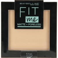 Maybelline Fit Me matte & poreless powder 115 ivory 1 Stuks - thumbnail