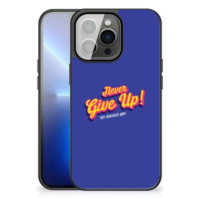 iPhone 13 Pro Max | Telefoon Hoesje | met tekst Never Give Up