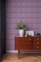 AS Creation Retro Chic - Lila - Retro - 395343 - thumbnail