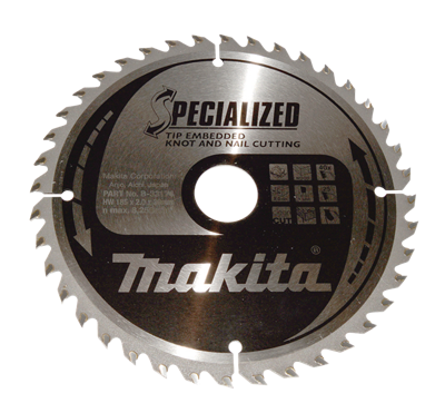 Makita Zaagblad | Tipe | 185x30x2,0 | 40T | 25 Graden - B-33174 Makita Zaagblad | Tipe | 185x30x2,0 | 40T | 25 Graden - B-33174
