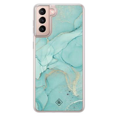 Samsung Galaxy S21 Plus hybride hoesje - Touch of mint