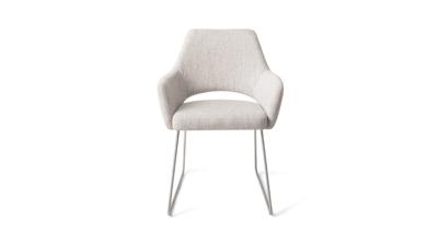 Jesper Home Eetkamerstoel 'Yanai' Slide Steel, kleur Pigeon