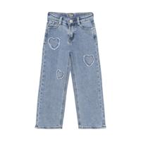 Daily7 Zomer broek meisjes - medium blauw - 2300 wide fit used - thumbnail