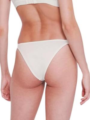 2-pack dames tangaslips - Go Casual - Hoog opgesneden katoenen tanga slip
