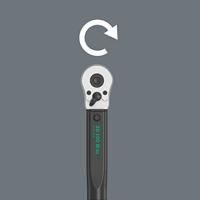 Wera Click-Torque C 2 05075621001 Momentsleutel Met omschakelbare ratel 1/2 (12.5 mm) 20 - 100 Nm - thumbnail