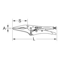 KS TOOLS Ks-tools griptang locking pliers ks - thumbnail