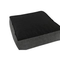 Poef Home ESPRIT Grijs 87 x 87 x 32 cm - thumbnail