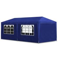 Partytent feesttent 3x6 mtr blauw - thumbnail