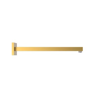 Douchearm Tres Exclusive | 40 cm | Wandmontage | Messing | Vierkant | 24k Goud mat