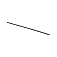 Bies PVC 2,3 x 5,0 mm x 100 cm - Voegstrip zwart (per stuk) - thumbnail