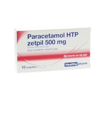 Healthypharm Paracetamol 500mg 10 Zetpillen
