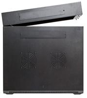 DSI 6U wandkast (kantelbaar) met glazen deur - DS6606-DOUBLE server rack - thumbnail