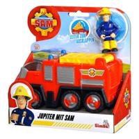Simba Brandweerman sam jupiter brandweerauto met sam figuur - thumbnail