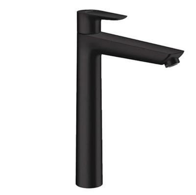 Wastafelmengkraan Talis E 240 HansGrohe Eengreeps met Trekwaste Mat Zwart - thumbnail