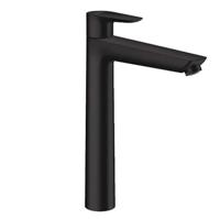 Hansgrohe Wastafelmengkraan Talis E 240 Eengreeps met Trekwaste Mat Zwart - thumbnail