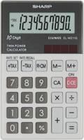 Citizen SH-ELW211GGY Calculator Sharp ELW211GGY Grijs Hand 10 Digit - thumbnail