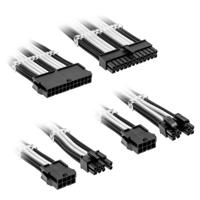 Kolink Core Standard Braided Cable Extension Kit - Jet Black/Brilliant White - thumbnail