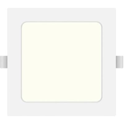 LED Downlight Vierkant Inbouw 9W - Natuurlijk Wit 4000K - Mat Wit Kunststof - 145mm