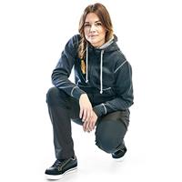 Blåkläder Dames Service werkbroek stretch 71591146 | Donkergrijs/Zwart | Maat 34 - 7330509484937 - thumbnail