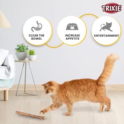 Matatabi Bezem kattenspeelgoed Per 6 - thumbnail