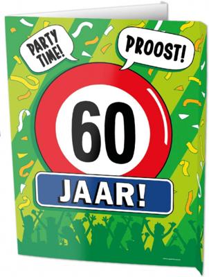 Raambord 60 Jaar Verjaardag (60x45cm)