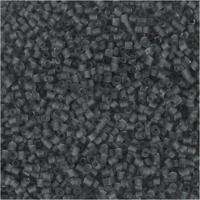 Creativ Company Rocailles 2-cut, d 1,7 mm, afm 15/0, gatgrootte 0,5 mm, transparant grijs, 25 gr/ 1 doos - thumbnail