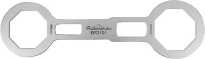 Bikeservice sleutel voor voorvorkkappen schl fork cap bst 46x50mm 8knt