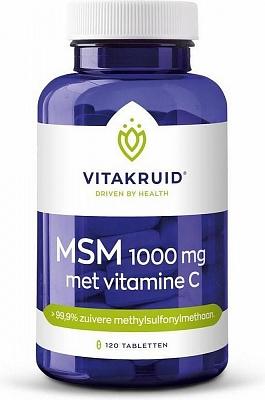 MSM 1000 mg met vitamine C