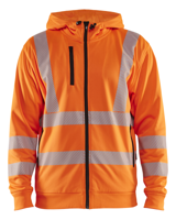 Blåkläder High-Vis Hoodie met rits 35652538 | High-Vis Oranje | Maat 4XL - 7330509831779 - thumbnail