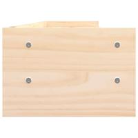 Monitorstandaard 100x24x16 cm massief grenenhout - thumbnail