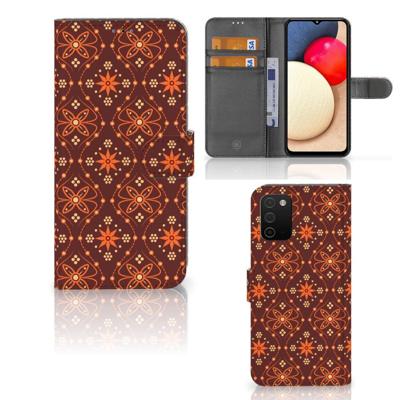 Samsung Galaxy A03s | Telefoon Hoesje | Batik Brown Samsung Galaxy A03s | Telefoon Hoesje | Batik Brown