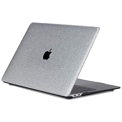 Lunso MacBook Pro 13 inch M1/M2 (2020-2022) cover hoes - case - Glitter Zilver Lunso MacBook Pro 13 inch M1/M2 (2020-2022) cover hoes - case - Glitter Zilver