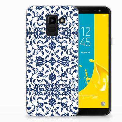 Samsung Galaxy J6 2018 | TPU Case | Flower Blue